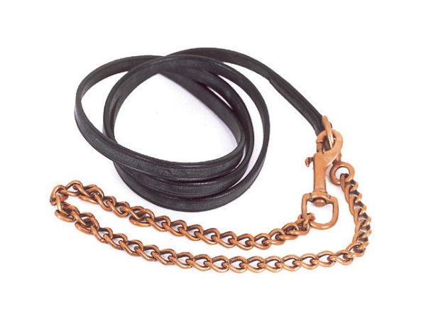 Windsor Equestrian Leather Lead And Chain